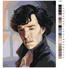 Живопись по номерам BRUSHES-PAINTS Сериал Шерлок xолмс. Бенедикт Камбербэтч - Шерлок xолмс Живопись по номерам BRUSHES-PAINTS Сериал Шерлок xолмс. Бенедикт Камбербэтч - Шерлок xолмс