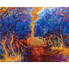 Картина по номерам Белоснежка Осенний лес, 40x50