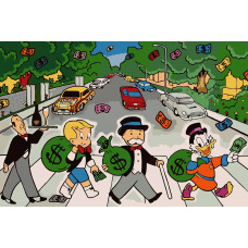Картина по номерам Красиво Красим Monopoly Beatles, 40 х 60 см