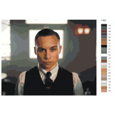 Картина по номерам BRUSHES-PAINTS Острые козырьки Финн Коул - Майкл Грей Y953 40x50см Картина по номерам BRUSHES-PAINTS Острые козырьки Финн Коул - Майкл Грей Y953 40x50см