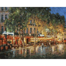 Картина по номерам Белоснежка Ночные улицы Рима, 40x50