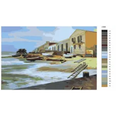 Живопись по номерам BRUSHES-PAINTS Италия. Сицилия - морские просторы