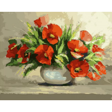 Картина по номерам  Color KIT Маки