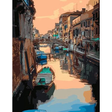 Картина по номерам Color Kit Дома у каналов, 30x40