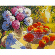 Картина по номерам Paintboy Летний натюрморт, 40x50
