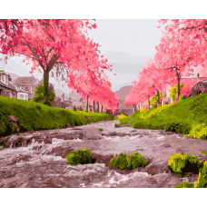 Картина по номерам Paintboy Весенняя, 40x50 см
