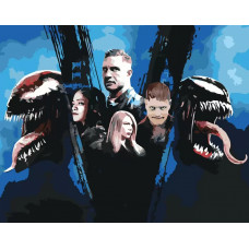 Картина по номерам «Веном: Постер», venom-004