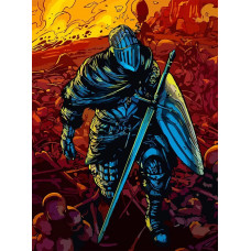 Живопись по номерам Бруталити игра Dark Souls - 8161 В