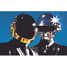 Картина по номерам Бруталити Daft punk 2 см