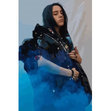 Картина по номерам Бруталити Billie eilish 2 на холсте 60 x 40
