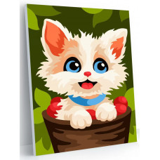 Картина по номерам Hobby Paint Mini Котёнок 21х15
