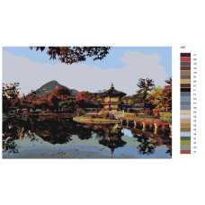 Картина по номерам BRUSHES-PAINTS Сеул Павильон Хёнвончжон H97 40x60 см Картина по номерам BRUSHES-PAINTS Сеул Павильон Хёнвончжон H97 40x60 см