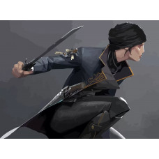 Картина по номерам Бруталити Dishonored 2 девушка 4 на холсте 40x30