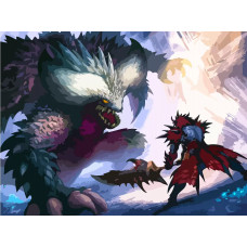 Живопись по номерам Бруталити Игра Monster Hunter World 5269