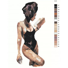 Живопись по номерам BRUSHES-PAINTS После душа