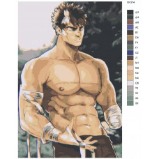 Живопись по номерам BRUSHES-PAINTS Аниме - берсерк. Гатс Живопись по номерам BRUSHES-PAINTS Аниме - берсерк. Гатс