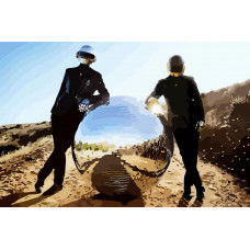 Картина по номерам Бруталити Daft punk 5 см