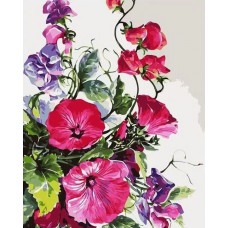 Живопись по номерам Paintboy Цветочный куст 40x50