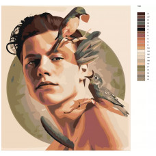 Картина по номерам BRUSHES-PAINTS Т385