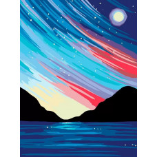Картина по номерам Живопись по Номерам Северное сияние, 30x40