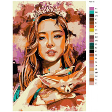 Живопись по номерам BRUSHES-PAINTS Блэк Пинк
