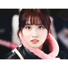 Картина по номерам Бруталити TWICE Kpop Momo 30 на холсте 40x30