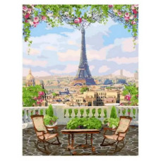 Картина по номерам Paintboy PK68026 Парижская веранда 40х50см
