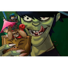 Картина по номерам Бруталити Музыка Gorillaz 8639 Г 60x40 см