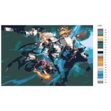 Живопись по номерам BRUSHES-PAINTS League of Legends компьютерная игра. Живопись по номерам BRUSHES-PAINTS League of Legends компьютерная игра.