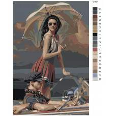 Живопись по номерам BRUSHES-PAINTS Жаркое свидание