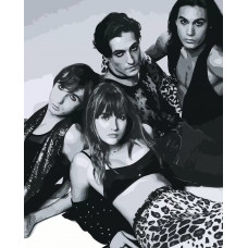 Картина по номерам Живопись по Номерам «Группа Maneskin Манескин» maneskin-003 Картина по номерам Живопись по Номерам «Группа Maneskin Манескин» maneskin-003