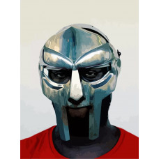 Картина по номерам Бруталити MF DOOM 406 на холсте 40x30