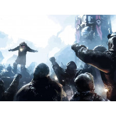 Картина по номерам Бруталити Frostpunk апокалипсис 5 на холсте 40x30