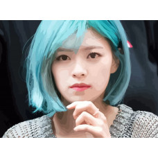 Картина по номерам Бруталити TWICE Kpop Jeongyeon 26 на холсте 40x30