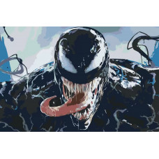 Картина по номерам «Веном: Симбиот 2», venom-005
