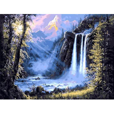 Картина по номерам Paintboy Водопад, 40x50 см