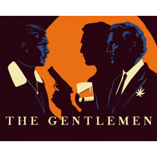 Картина по номерам Красиво Красим The Gentlemen Постер, 30 х 40 см