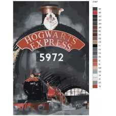 Живопись по номерам BRUSHES-PAINTS Гарри Поттер. Хогвартс экспресс Живопись по номерам BRUSHES-PAINTS Гарри Поттер. Хогвартс экспресс