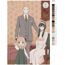 Живопись по номерам BRUSHES-PAINTS Аниме - Семья шпионов. Лойд Фолджер, Йор Брайер и Аня Фолджер Живопись по номерам BRUSHES-PAINTS Аниме - Семья шпионов. Лойд Фолджер, Йор Брайер и Аня Фолджер