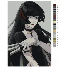 Живопись по номерам BRUSHES-PAINTS Токийский гуль. Джузо Сузуя