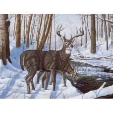 Картина по номерам Royal & Langnickel Олени, 28,5x39