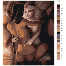 Картина по номерам BRUSHES-PAINTS Y-728
