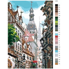 Картина по номерам, Живопись по номерам, 48 x 72, LV25