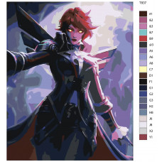 Живопись по номерам BRUSHES-PAINTS Mobile Legends: Эйдора