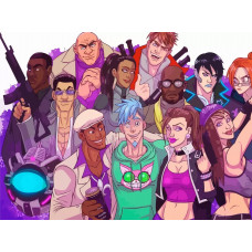 Живопись по номерам Бруталити Игра SAINTS ROW - 8968 Г