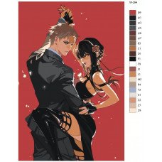 Картина по номерам BRUSHES-PAINTS Семья шпионов Лойд Фолджер и Йор Брайер W294 40x60 см Картина по номерам BRUSHES-PAINTS Семья шпионов Лойд Фолджер и Йор Брайер W294 40x60 см