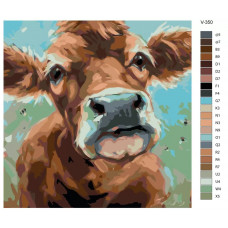 Картина по номерам BRUSHES-PAINTS Новый арт V-350 40x40 см Картина по номерам BRUSHES-PAINTS Новый арт V-350 40x40 см