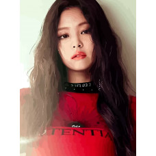 Живопись по номерам Бруталити BLACKPINK Kpop Jennie - 961