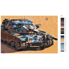 Живопись по номерам BRUSHES-PAINTS T95/FV4201 Chieftain