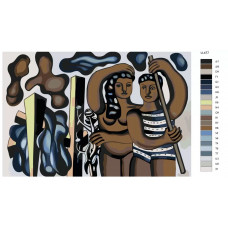 Живопись по номерам BRUSHES-PAINTS Адам и Ева